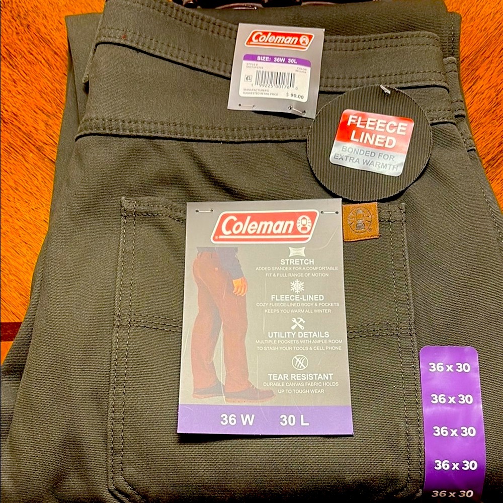 Men’s Coleman Fleece-Lined Utility Pants